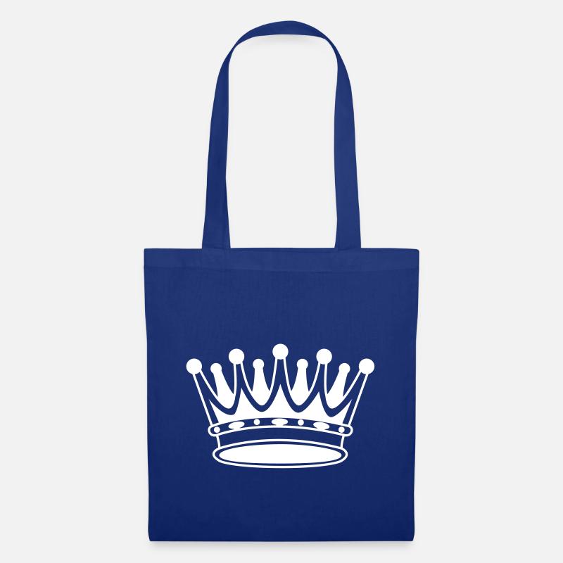 King Krone - Stoffbeutel - Royalblau