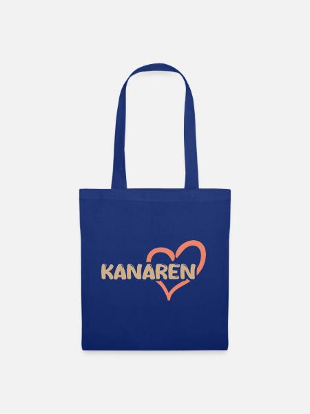 Kanaren - Stoffbeutel - Royalblau