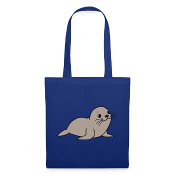 Cadeau T-shirt Seal Seal Allemagne du Nord - Sac en tissu - bleu royal - Devant