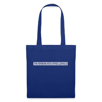 drinks from enemies skulls - Tote Bag - royal blue - Front