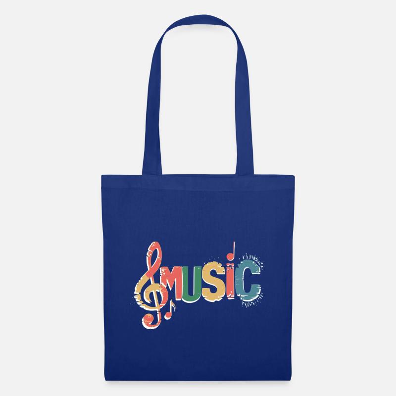 Music - Stoffbeutel - Royalblau