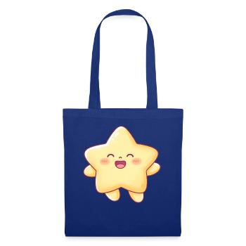 Kawaii Starlet Smile Star Kids - Tote Bag - royal blue - Front