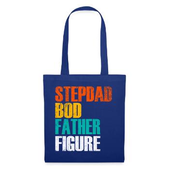 Stepdad Bod Father Figure Gradient - Stoffbeutel - Royalblau - Vorne