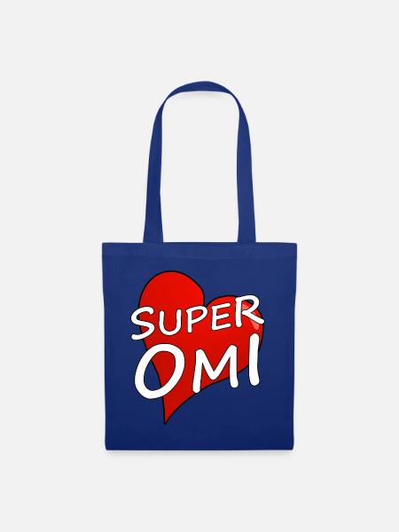 SUPER OMI - Stoffbeutel - Royalblau