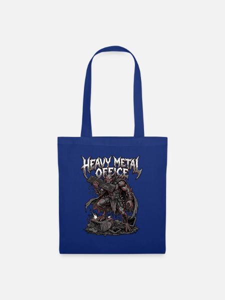 Heavy Metal Office - Stoffbeutel - Royalblau