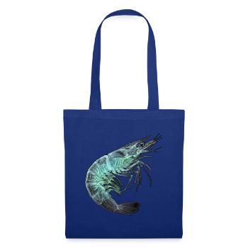 Röntgen Garnele Seafood - Stoffbeutel - Royalblau - Vorne