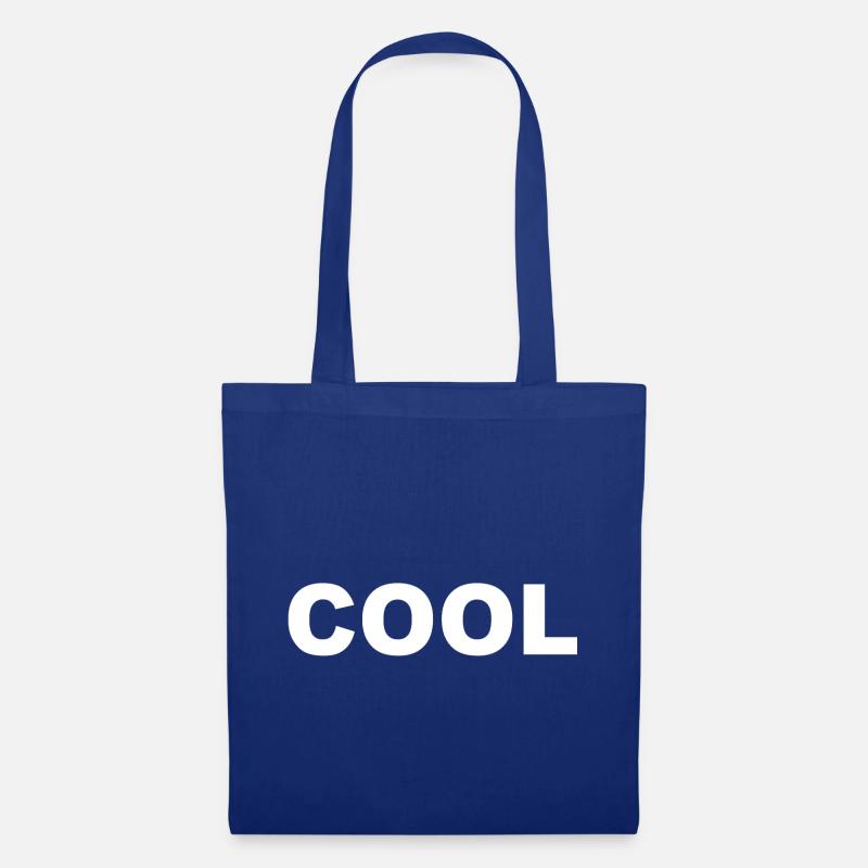 Inscription de lettrage cool Cadeau décontracté cool - Sac en tissu - bleu royal