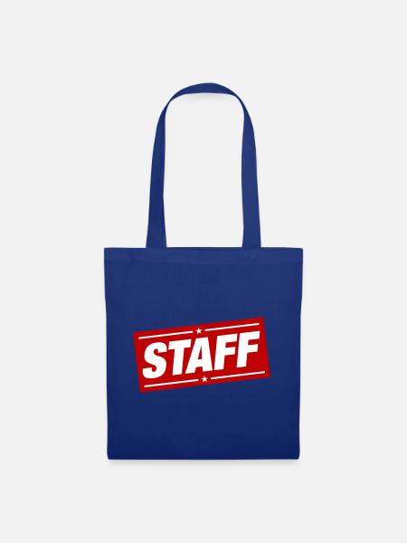 Staff Mitglied - Stoffbeutel - Royalblau
