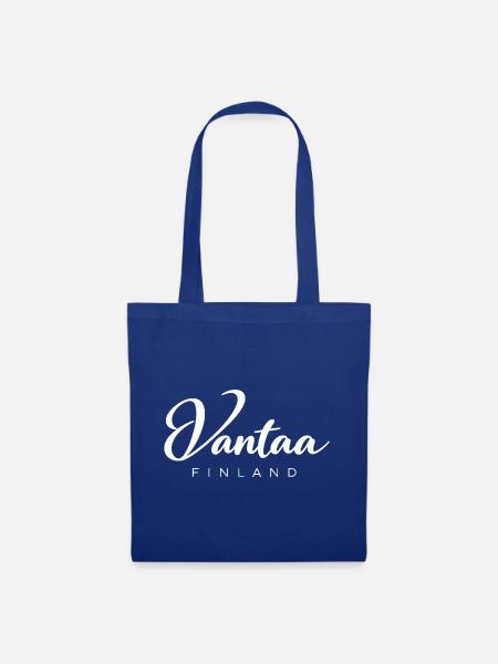 Vantaa - Finland - Finnland - Suomi - finnisch - Stoffbeutel - Royalblau