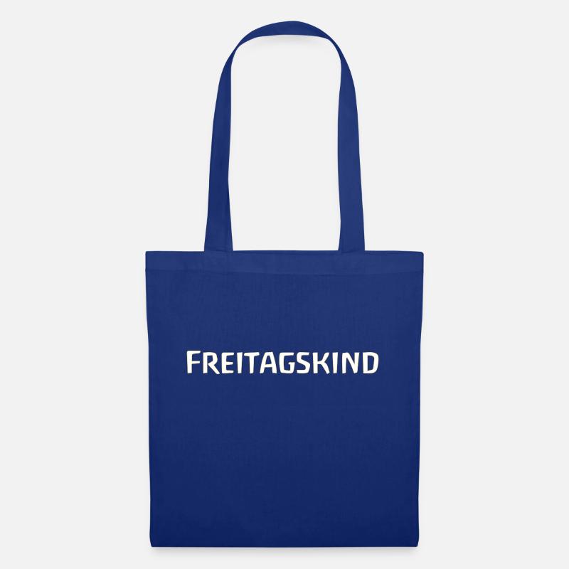 Freitagskind - Stoffbeutel - Royalblau