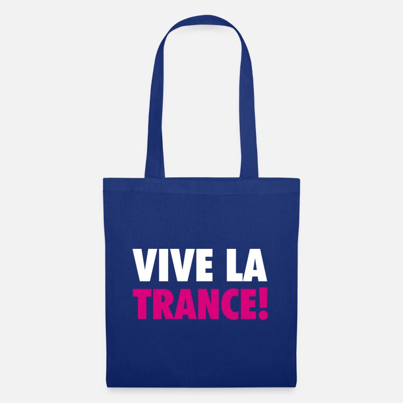 Vive La Trance! (pink) - Stoffbeutel - Royalblau