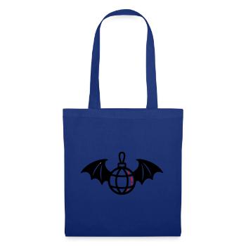 Fledermaus Discokugel Icon - Stoffbeutel - Royalblau - Vorne