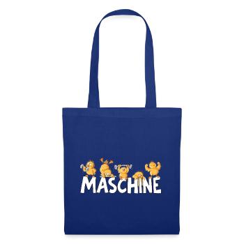 Maschine Küken Workout Fitness Kraftsport Humor - Stoffbeutel - Royalblau - Vorne