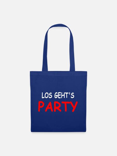 Party - Stoffbeutel - Royalblau