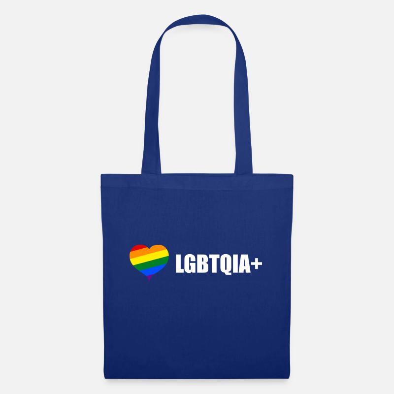 LGBTQIA+ Regenbogen - Stoffbeutel - Royalblau