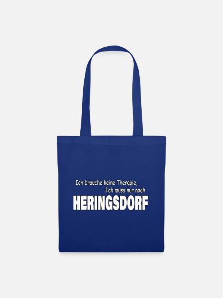Therapie HERINGSDORF - Stoffbeutel - Royalblau