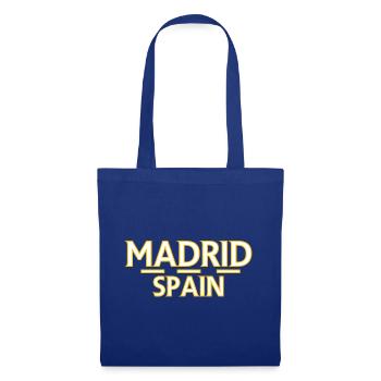 Madrid – Spain - Tote Bag - royal blue - Front