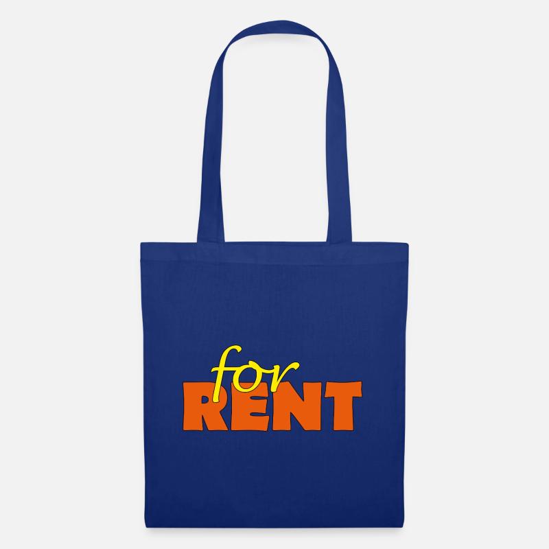FOR RENT - Stoffbeutel - Royalblau