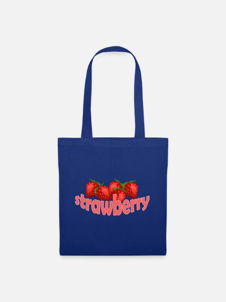 STRAWBERRY - Stoffbeutel - Royalblau