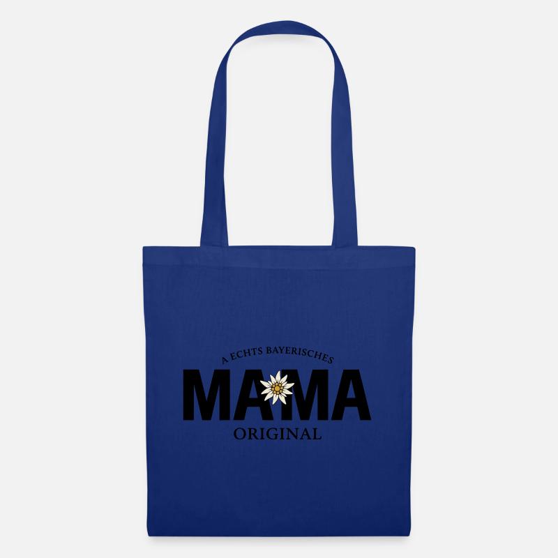 Bayerisches Original - Mama - Stoffbeutel - Royalblau