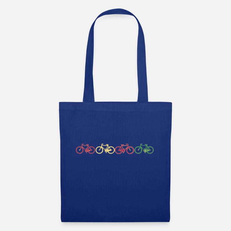 Fahrrad - Stoffbeutel - Royalblau