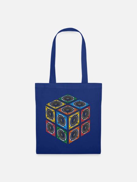 Cube Sound - Stoffbeutel - Royalblau