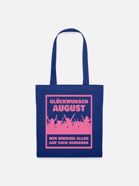 Kollege August - Stoffbeutel - Royalblau