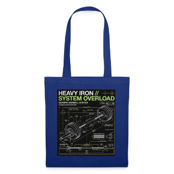 Schwermetall Blueprint - Stoffbeutel - Royalblau - Vorne