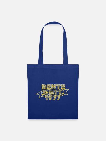 1977 - Stoffbeutel - Royalblau