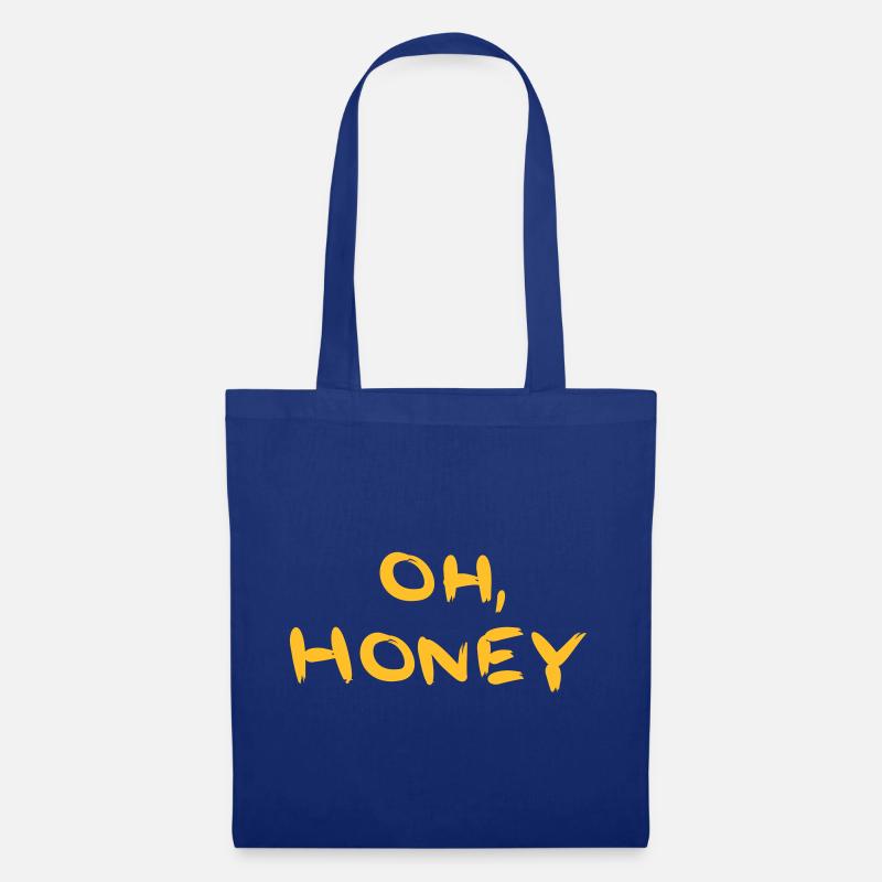 Oh, Honey - Stoffbeutel - Royalblau