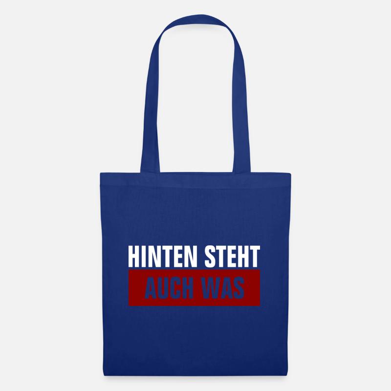Hinten Steht Auch Was - Stoffbeutel - Royalblau