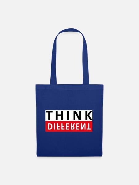 Think Different - Stoffbeutel - Royalblau