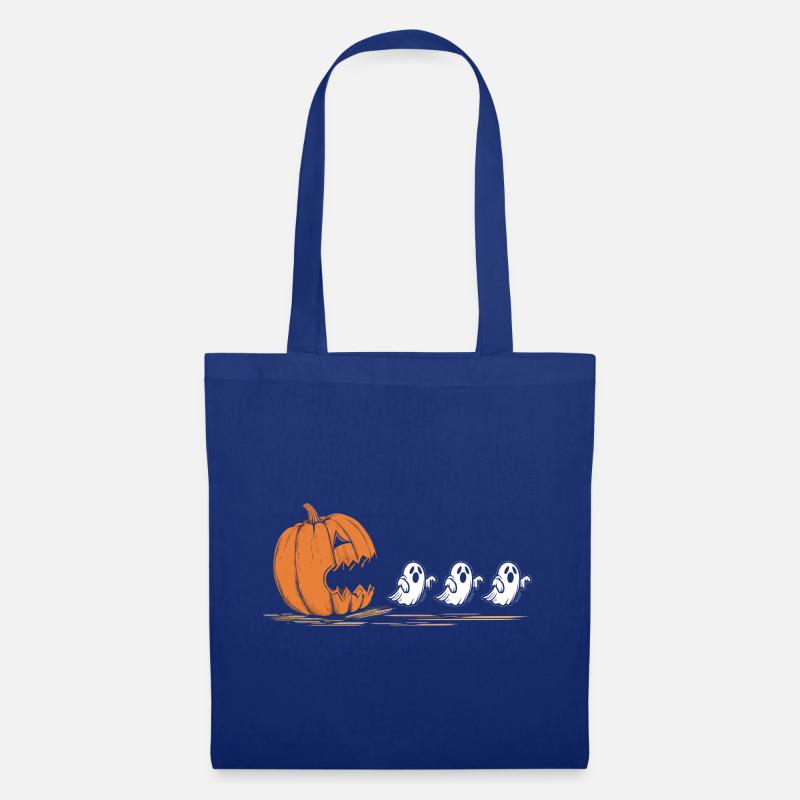 Cracking Pumpkin Ghost Parade - Tote Bag - royal blue