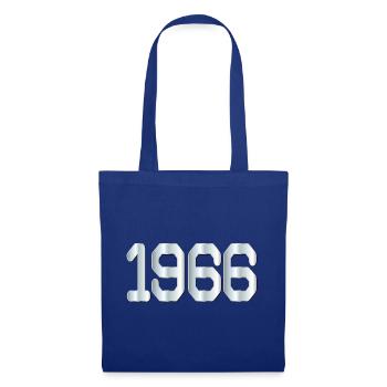 Geburtstag 1966 - Stoffbeutel - Royalblau - Vorne