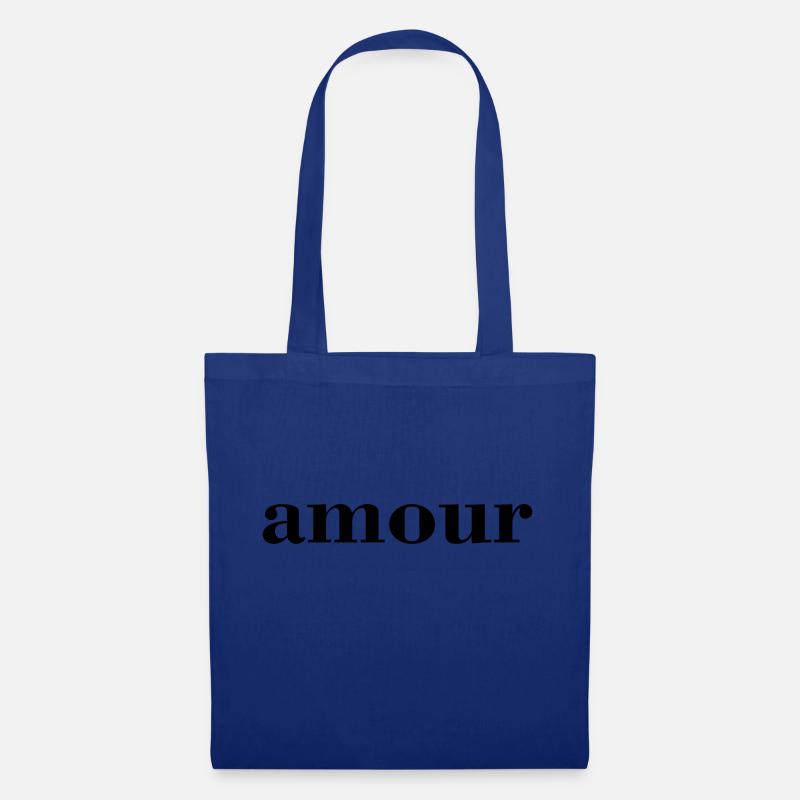 amour - Stoffbeutel - Royalblau