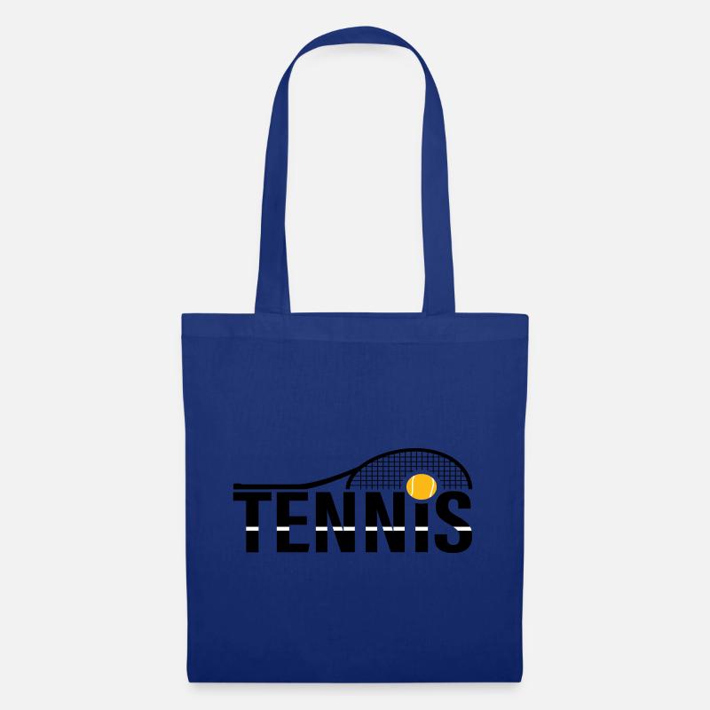 Tennis-Logo - Stoffbeutel - Royalblau