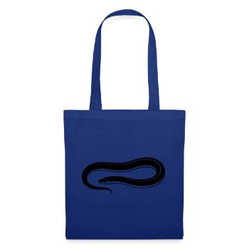 Aal angeln Geschenk für Nachtangler & Fischer  - Stoffbeutel - Royalblau - Vorne