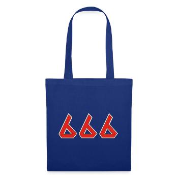 666 - Stoffbeutel - Royalblau - Vorne