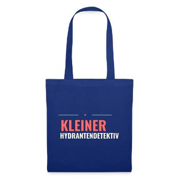 Kleiner Hydrantendetektiv – Kinder T‑Shirt - Stoffbeutel - Royalblau - Vorne