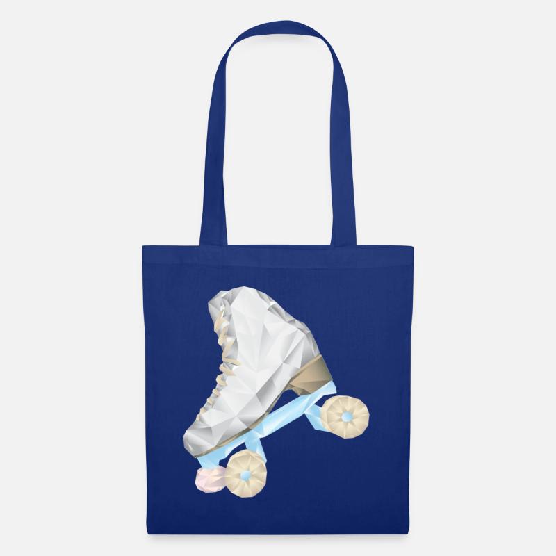 patin a roulette roller - Sac en tissu - bleu royal