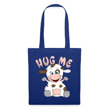 Hug me Kuh - Stoffbeutel - Royalblau - Vorne