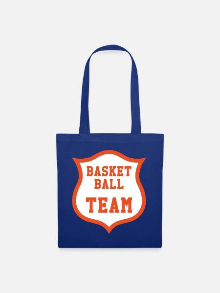 Basketballmannschaft - Stoffbeutel - Royalblau