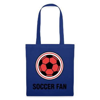 Soccer Fan Fussball Logo - Stoffbeutel - Royalblau - Vorne