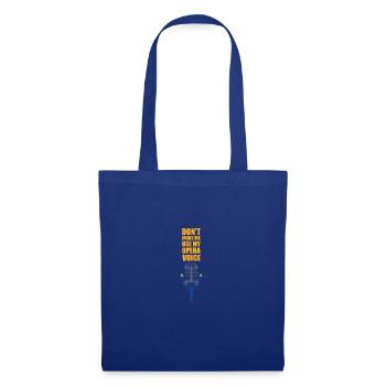 Cadeau de concert de chanteur d’opéra - Sac en tissu - bleu royal - Devant