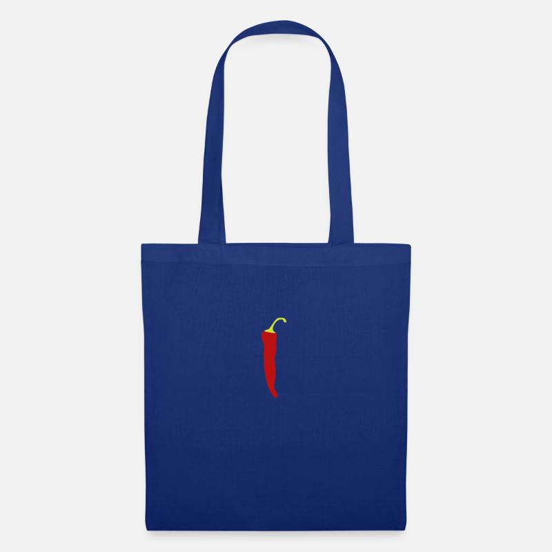 Peperoni Chili Geschenk Geschenkidee Hot - Stoffbeutel - Royalblau