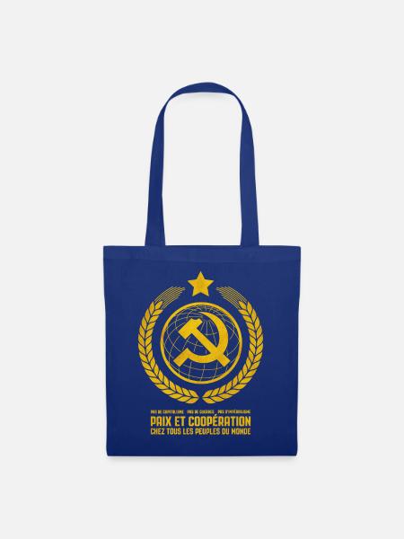 Kommunistischer Internationalismus - Stoffbeutel - Royalblau