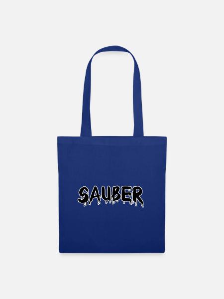 Sauber - Stoffbeutel - Royalblau