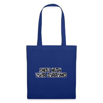 Away with your sorrows - Tote Bag - royal blue - Front