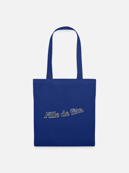 Fille de fête - Stoffbeutel - Royalblau