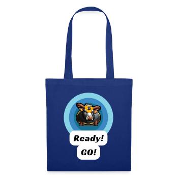 Bull ready go! , cryptos tshirt - Tote Bag - royal blue - Front